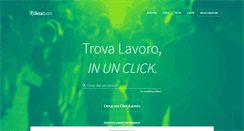 Desktop Screenshot of cliccalavoro.it